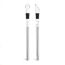 Барный инструмент из нержавеющей стали палочка для охлаждения вина охладители бутылки вина Chill Rod с винным Pourer LX1844