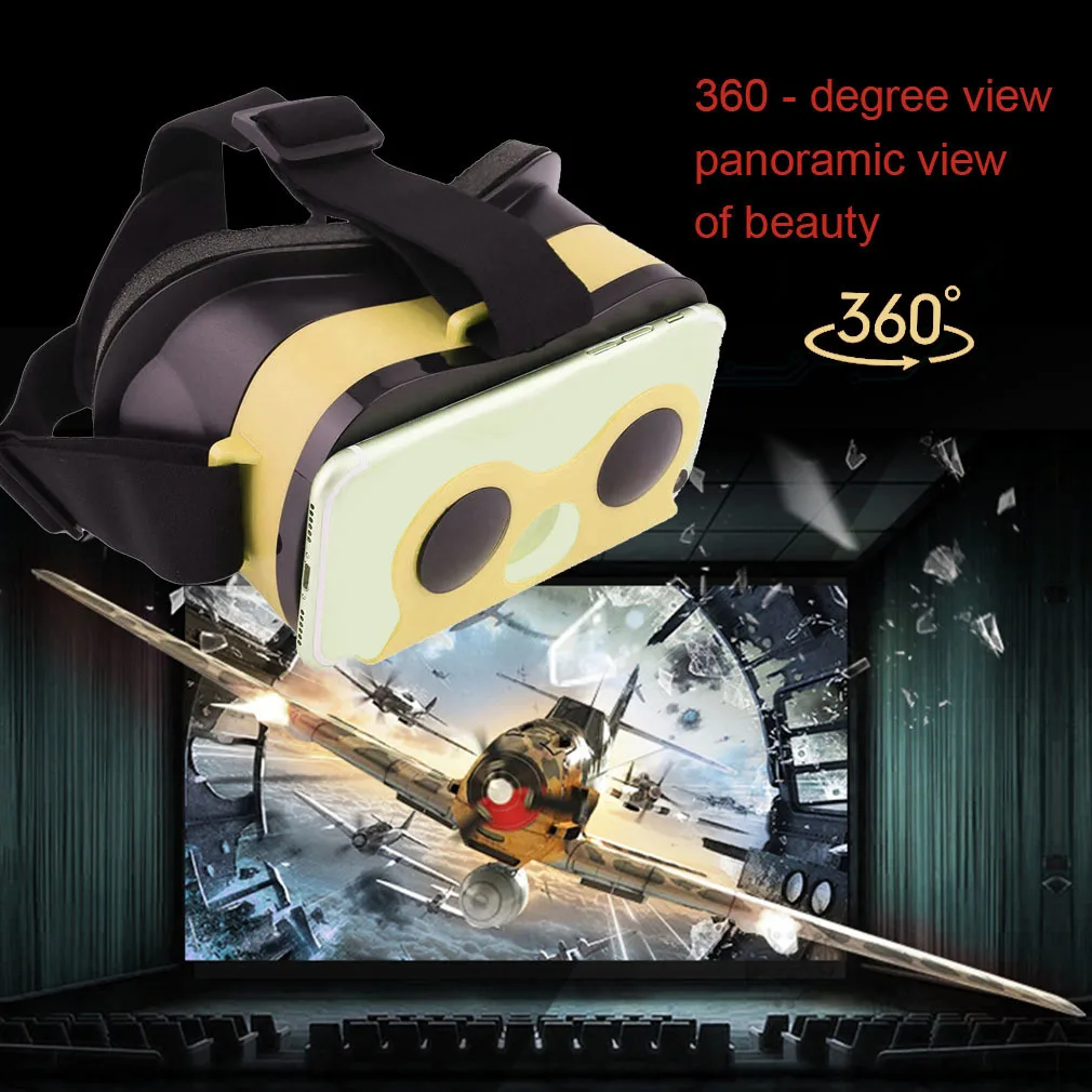 Creatively Virtual Reality VR Mobile Phone 3D Viewing Glasses For 5.7
