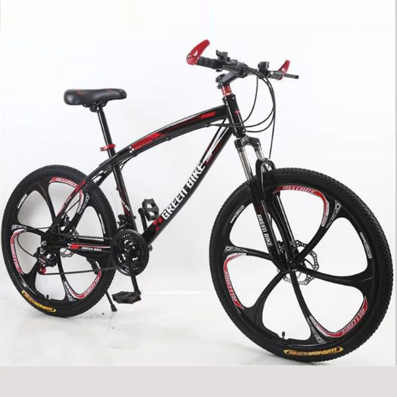 Регулируемый скоростной горный велосипед - Цвет: black