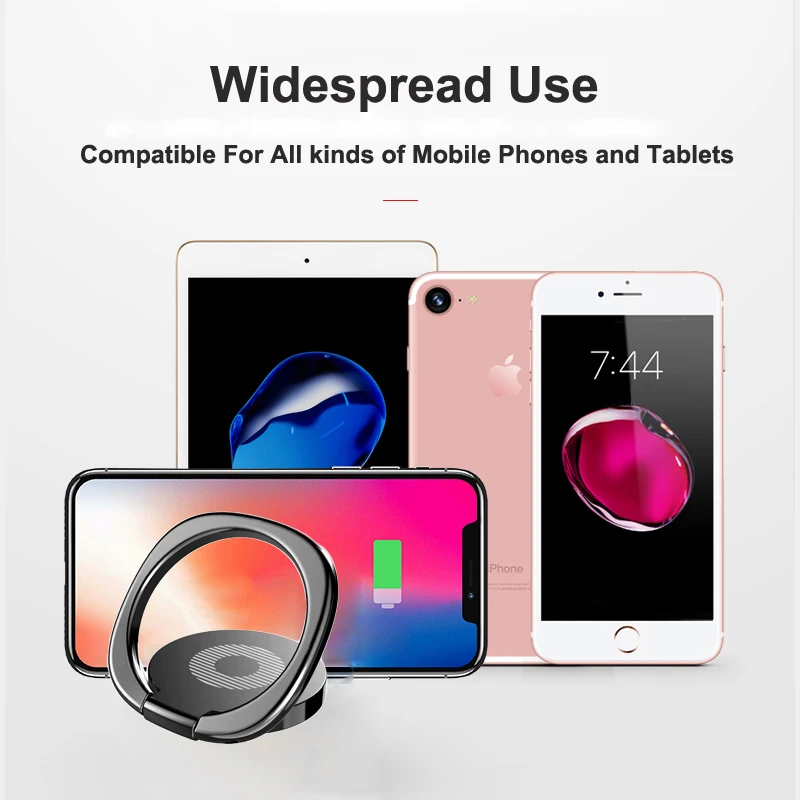Oppselve Mobile Phone Holder For iPhone X 8 7 Universal Phone Ring Stand 360 Degree Luxury Finger Ring Holder For Samsung Note 9