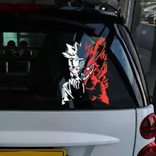 Aliauto Car-styling Cartoon Naruto Reflective Car stickers Decals Accessories For Chevrolet Cruze Ford Focus volkswagen Golf