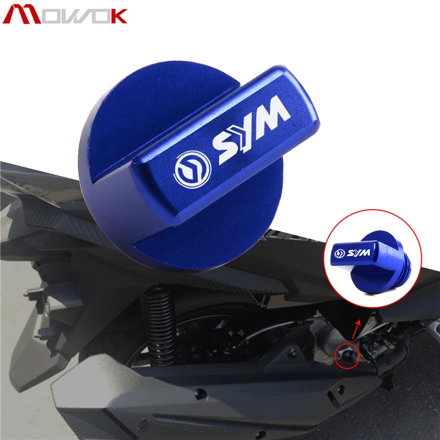 

For SYM GTS300I CRUISYM300 JOYMAX Z300 MAXSYM400I New Motorcycle Engine Oil Drain Plug Sump Nut Cup Oil Fill Cap Cover