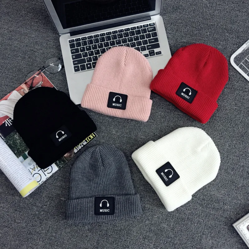 

Kesebi 2017 New Hot Fashion Women Korean Patchwork Knitted Autumn Winter Caps Hats Female Casual Classic Basic Skullies Beanies