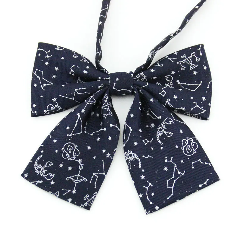 Kesebi, весенне-летние женские классические галстуки-бабочки для студентов и школьников, женская школьная японская форма, Повседневные вязаные галстуки-бабочки