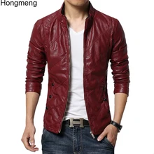 Мужская одежда, куртка из искусственной кожи, приталенная, винно-красная, хаки, черная, плюс размер, M-6XL, мотоциклетные пальто, высокое качество, Прямая