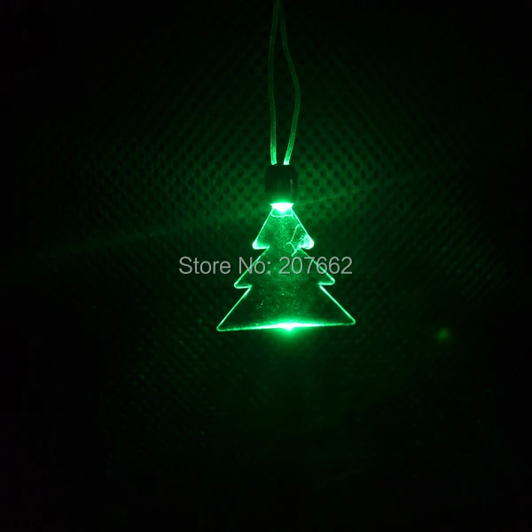 

Free shipping 120pcs/lot LED lanyard green Lights LED Rave Party Christmas tree lanyard necklace rave party favor for Christmas