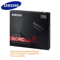 Samsung 860 Pro Внутренний твердотельный диск 512 ГБ Ssd Sataiii Sata3 2,5 дюймов V-nand Endurance ноутбук Настольный ПК