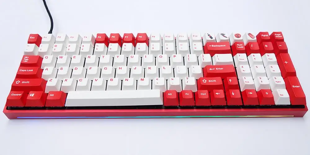 RGB96 Mechanical Keyboard DIY CNC Aluminum Case Plate PCBA Stabilizers