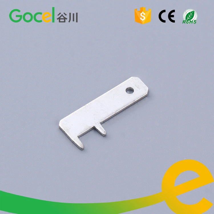 

4.8mm Customized flag type welding lug automotive battery terminal DJ613-4.8F