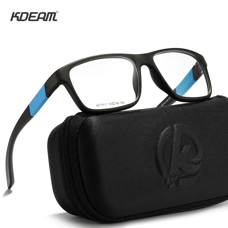 KDEAM ультра светильник TR90 очки оправа для спорта на открытом воздухе очки для близорукости линзы очки