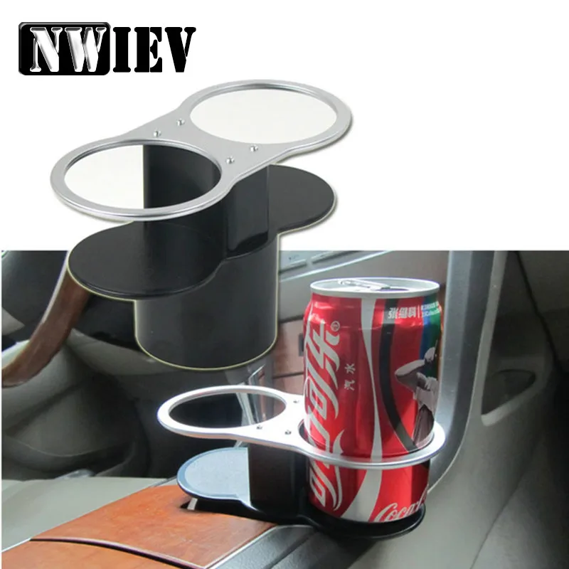 NWIEV 1Pc Car water cup holder Double mouth For Lada Granta Vesta Volvo XC60 S60 XC90 V70 Peugeot 307 206 207 407 508 2008 406 | Автомобили