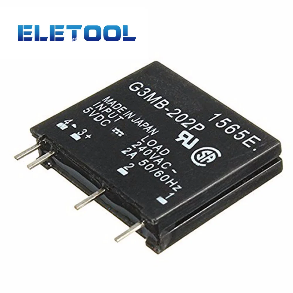 1 шт. релейный модуль G3MB 202P DC AC PCB SSR в 5 В Out 240 2A твердотельный XF30|Реле| |