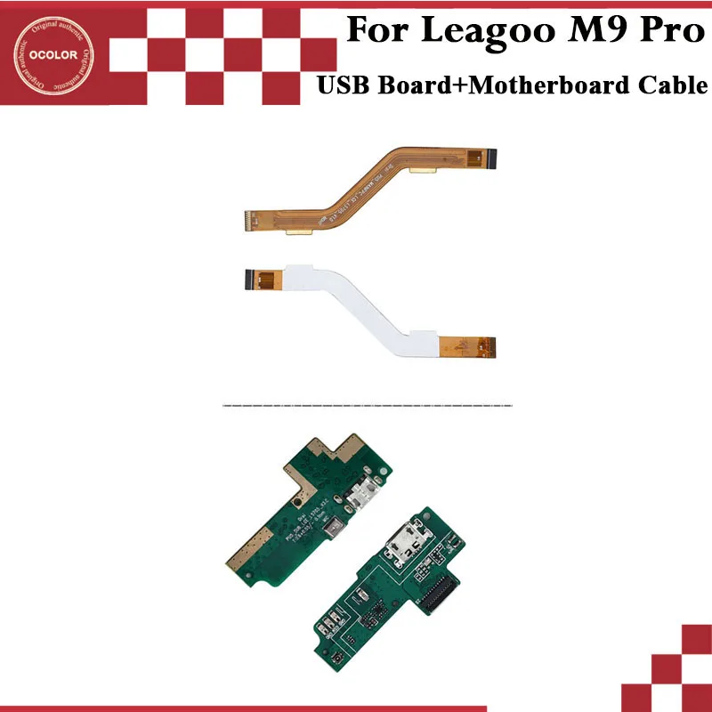 Ocolor для Leagoo M9 Pro USB разъем плата зарядки Материнская гибкий кабель телефона