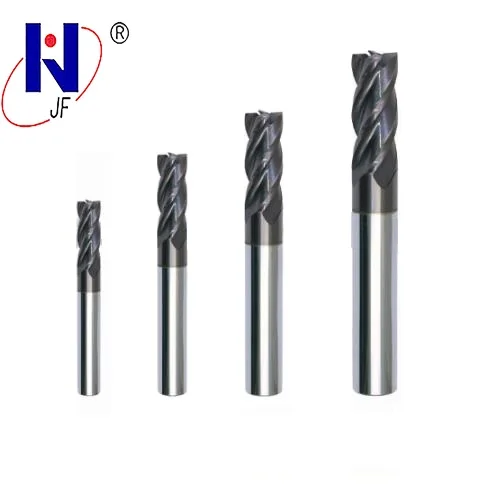 

JF GES 10*25*10*75*4T Solid carbide 4 flute flattened end mills with straight shank milling cutter HRC70 PT Coated