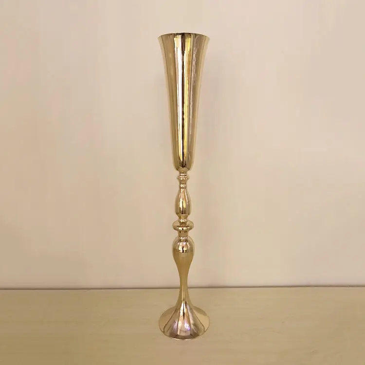 20 штук роза золото высокий Русалка ваза - Цвет: 88cm gold