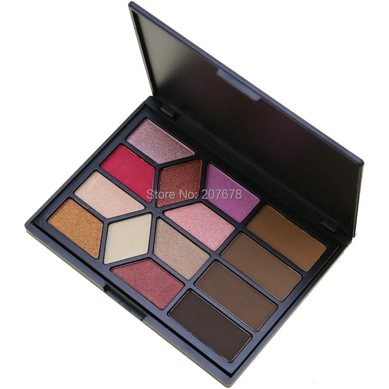 Бренд 35 цвет тени для век Pallete великолепные шелковая пудра Professional Nature Make up Палетка с дымчатыми оттенками Теплые Матовые блестящие тени век