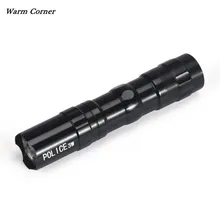 Warm Corner Hot Sales High Quality 3W Super Bright LED lamp With Clip Clamp AA Flashlight Focus Torch Light Free Shipping Sept 8