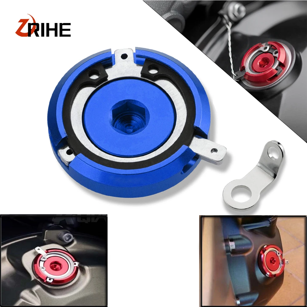 M20*2.5 motorcycle oil cap cnc motorbike Filler Cover Screw for KAWASAKI ER-6N Z800 Z750 YAMAHA MT03 MT09 T-MAX500