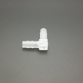 

10PCS 8mm To 4mm Hose Barb Elbow Plastic Barbed Pipe Fitting Coupling Adapter Aquarium Garden Micro Irrigation Water Connector