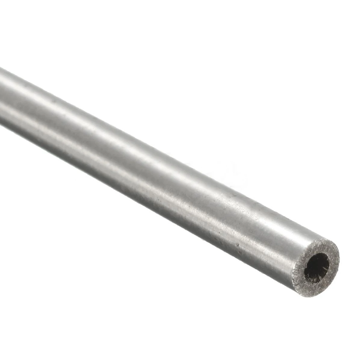 1 шт. нержавеющая бесшовная стальная трубка Серебряная капиллярная круглая труба 4 мм x 2 мм x 250 мм Mayitr