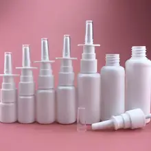 1 шт. 10 мл 20 мл 30 мл белые пустые пластиковые флаконы для Назального спрея насос распылитель туман нос Заправляемый спрей бутылка