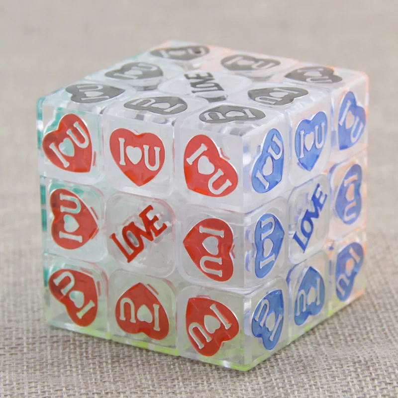MOYU Crystal Love 3x3x3 магический куб скоростная головоломка 3x3 Развивающие игрушки