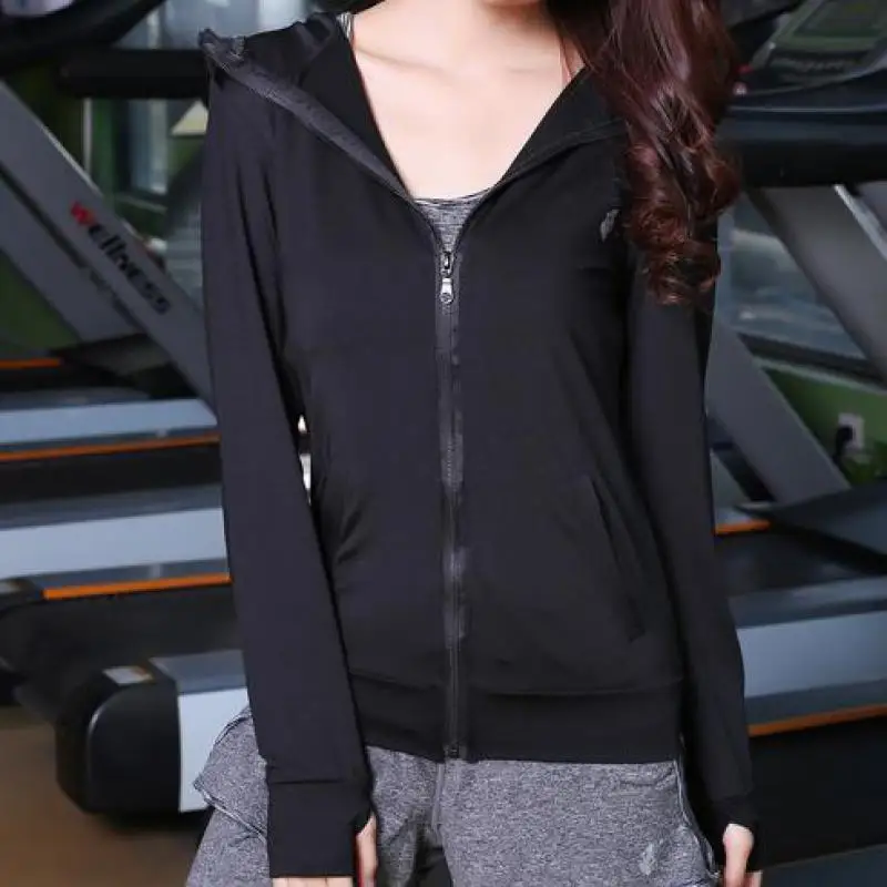 Women Summer Spring Hooded Jacket With Pocket Zipper Open Outwear Tops Breathable Casual Comfortable Thin Coat Femme Jackets 3XL