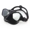 TOP SCUBA DIVING GEARS Low volume spearfishing mask and flexable silicone snorkel diving set Black snorkel mask set for adult ► Photo 2/6