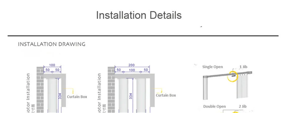 5---Fine Quality Electric Curtain Track Aluminium Made,Auto Motorized Track, Ceiling Mounting Window Curtain Rail for Smart Home-