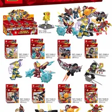 80 шт. Супер Герои Бесконечность войны фигурки Доктор Стрэндж гамора Проксима Полночь ОСА Железный человек Строительные блоки Детская Подарочная игрушка