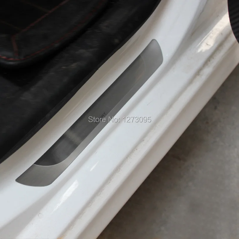 

Car Accessories for Peugeot 206 207 2008 307 308 3008 407 408 508 Ultra-thin Stainless Steel Door Sill Scuff Plate Welcome Pedal