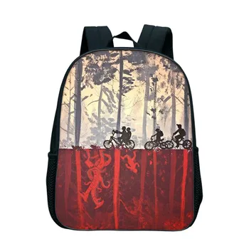 

Stranger Things Season 3 Backpack Children School Bags Baby Boys Girls Primary Kindergarten Backpack Kids Small Book Bags Gift
