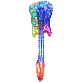 

The new cartoon images of children's toys guitar modeling party balloons toys