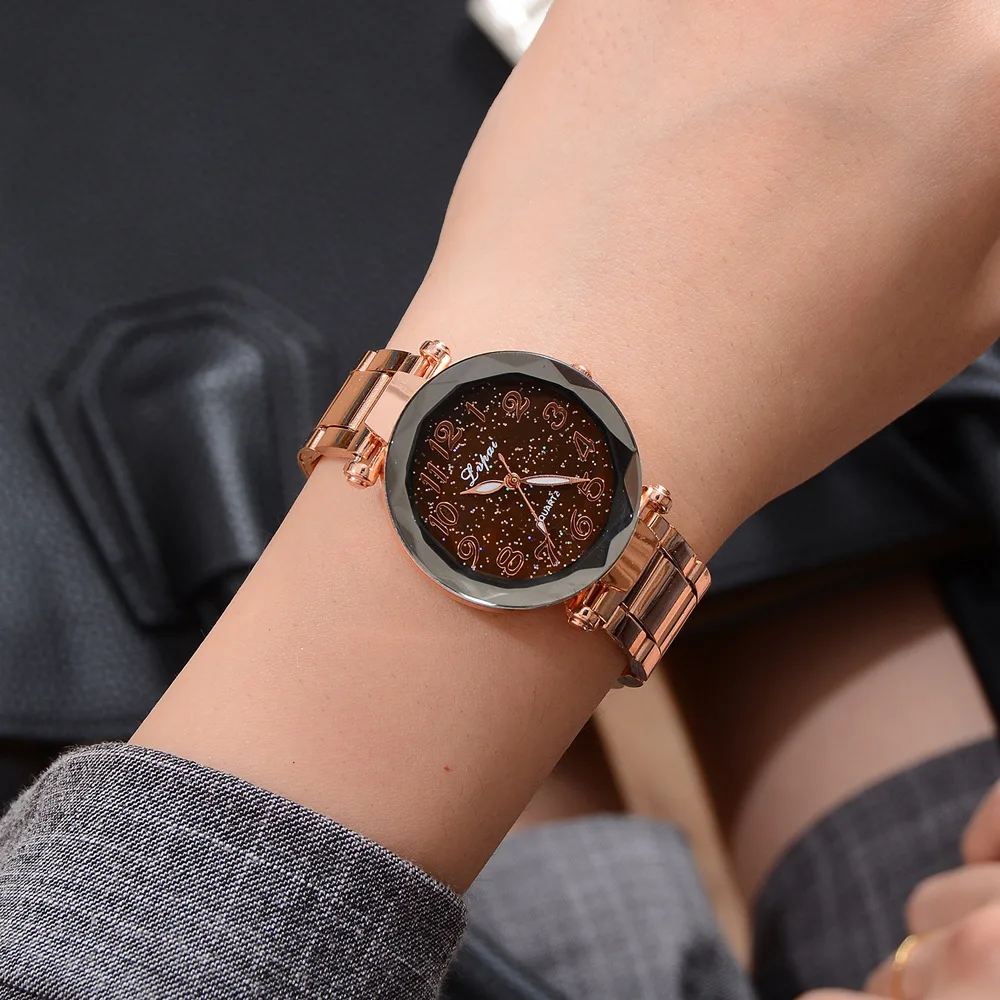 

Rose Gold Watch Women Bracelet Ladies Dress Women Watches Stainless Steel Band Female Quartz Clock Reloj Mujer Drop Shipping