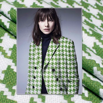 

150cm wide expected warm wool fabrics woolen grass green fabrics wind jackets clothing coat fabrics Autumn and winter fabrics