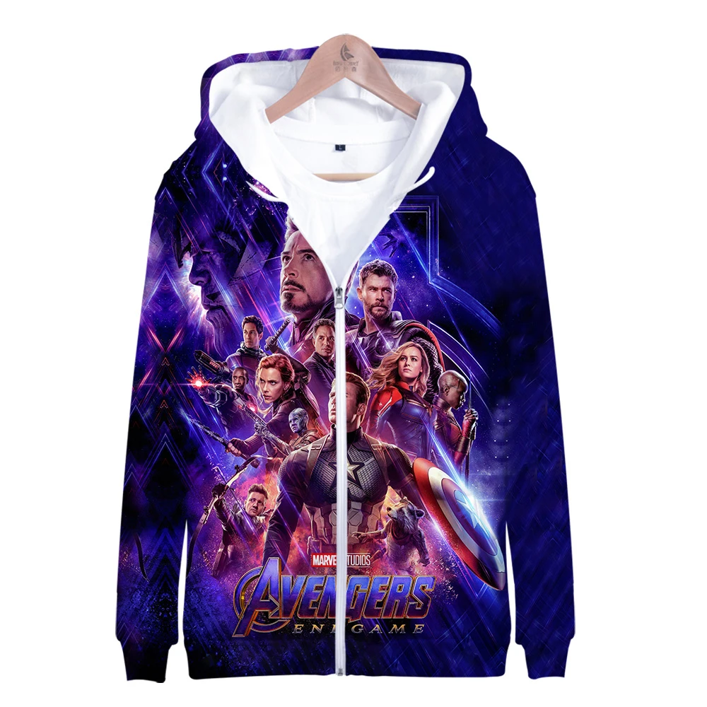 Avengers Endgame Quantum Realm Sweatshirt Jacket Advanced Tech Hoodie Cosplay Costumes 2019 new superhero Iron Man Hoodies