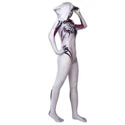 Паук Гвен Стейси косплэй костюм Хэллоуин для женщины яд комбинезоны женщин взрослых боди