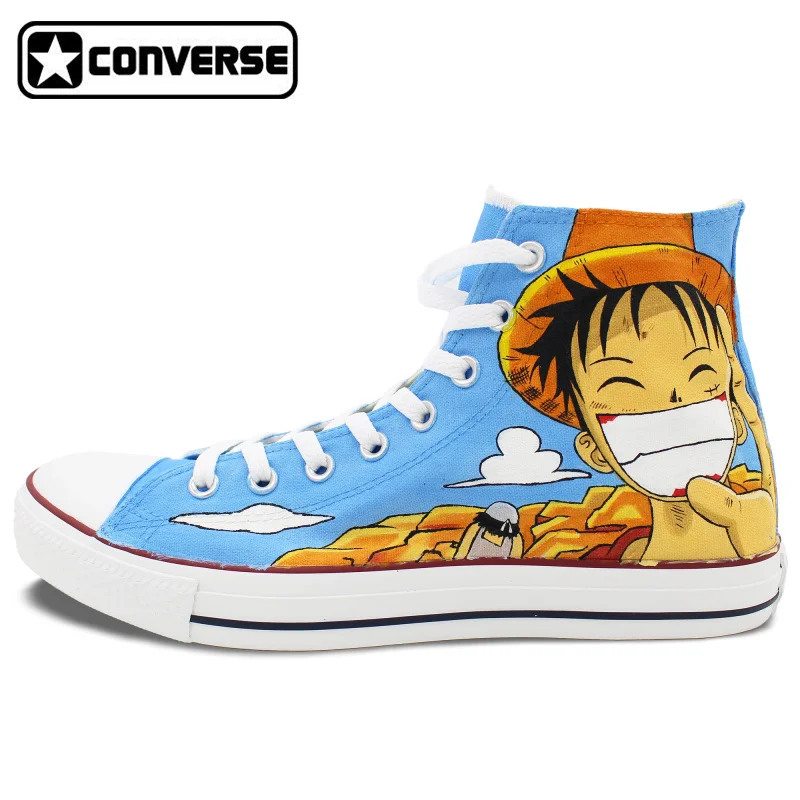 Prix pour High Top Toile Chaussures Converse All Star One Piece Luffy Custom Design Peint À La Main Sneakers Hommes Femmes Chaussures de Skate Prix pour High Top Toile Chaussures Converse All Star One Piece Luffy Custom Design Peint À La Main Sneakers Hommes Femmes Chaussures de Skate