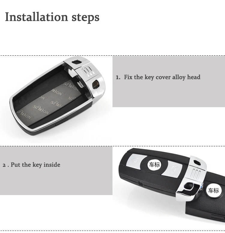 Автомобильный ключ чехол для BMW E90 E60 E70 E87 3 5 6 серия M3 M5 X1 X5 X6 Z4 брелок для ключей держатель подходит bmw вставка ключ чехол