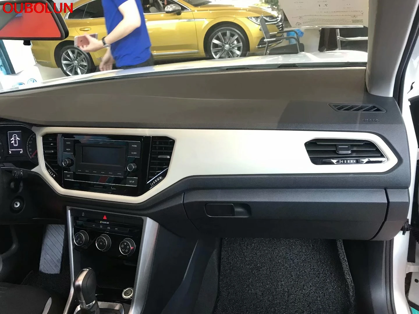 Для Volkswagen T Roc TROC 2017 2018 2019 углеродное волокно краска Передняя Крышка