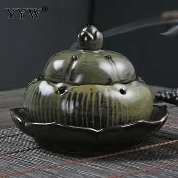 

Elegant Incense Burner Backflow Incense Stick Holder Aromatherapy Censer Durable Home Decor Aroma Smoke Classical Porta Incienso