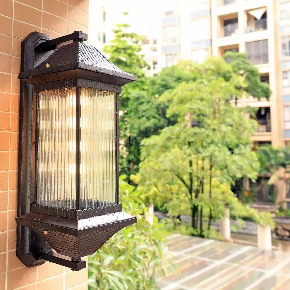 

HAWBERRY LED outdoor waterproof European coffee shop wall lamp retro American interior stairwell door wall corridor light