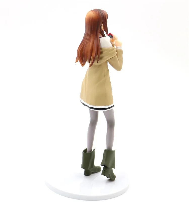 Аниме Steins Gate Makise Kurisu фигурка из ПВХ Коллекционная модель игрушка для детей