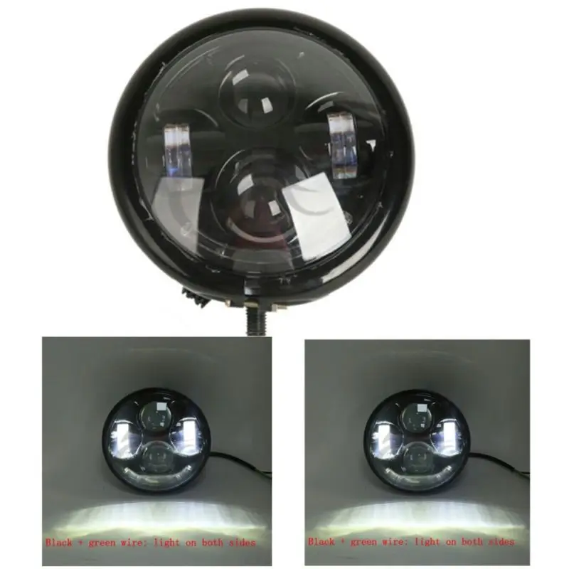 

5-3/4" Projector Daymaker Hid LED Headlight For Harley Sportster XL883 XL1200 883 1200