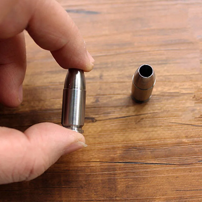 التيتانيوم CNC مسامير معدنية برأس EDC سكين الحبل التيتانيوم سكين الخرز Paracord يناسب التريتيوم أنبوب مظلة حبل في الهواء الطلق المظلة الحبل