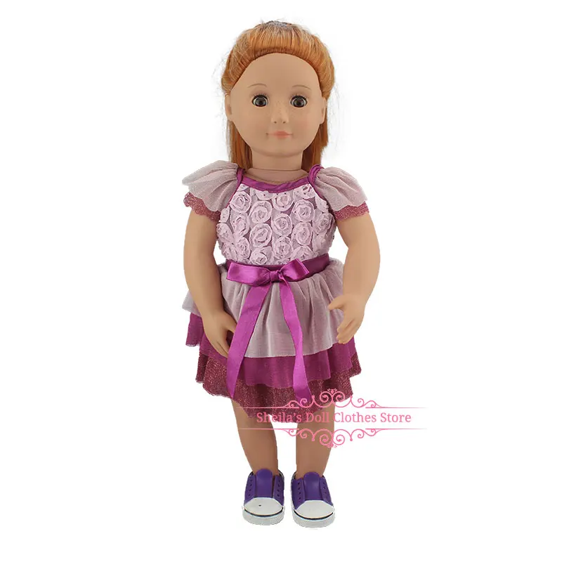 New Lovely Arrival Fashion Jean Skirt For 18 inch American Girl Doll Clothes,(Shoes are not included