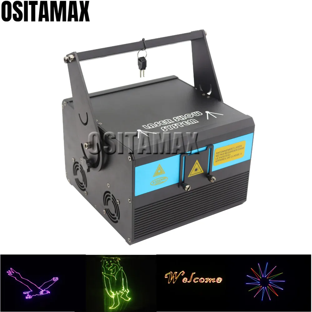 

1000mw Laser Light with SD Card and 128 Laser Animation RGB 1w Laser Projctor Lighting Show DJ Laser Equipment