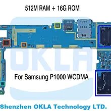 1 шт для samsung P1000 512 MB Оперативная память 16G Встроенная память WCDMA Материнская плата замену Ф Встроенная память чехол для телефона