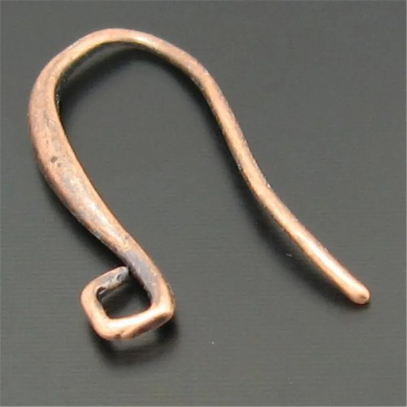 GraceAngie 12pcs Red copper jewellry ear hook earring findings And Fit Others Accessory 03781in