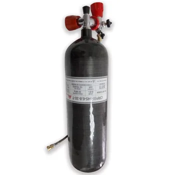 Billige AC3680 Scuba Pcp 6,8 L Paintball Tank Condor Carbon Faser Tauchen Flasche 4500Psi GB Zertifikat Zylinder Pcp Nachfüllen & Air Ventil